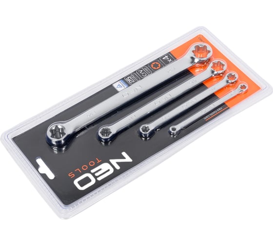 Накидные ключи NEO Tools Torx, 4 шт. 09-980