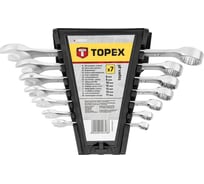 Набор комбинированных ключей TOPEX 6-17мм, 7шт. 35D379