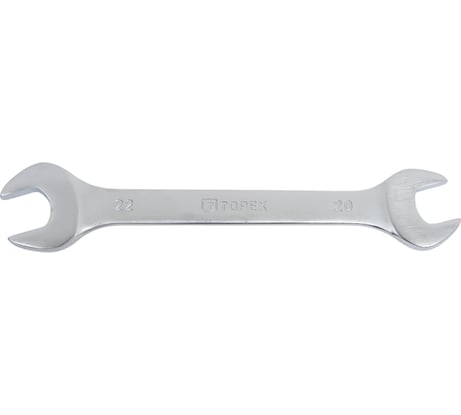 Двухсторонний ключ с открытым зевом, 20 x 22 мм TOPEX 35D615
