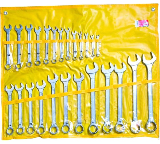 Набор комбинированных ключей Top Tools 6-32 мм, 25 шт. 35D370