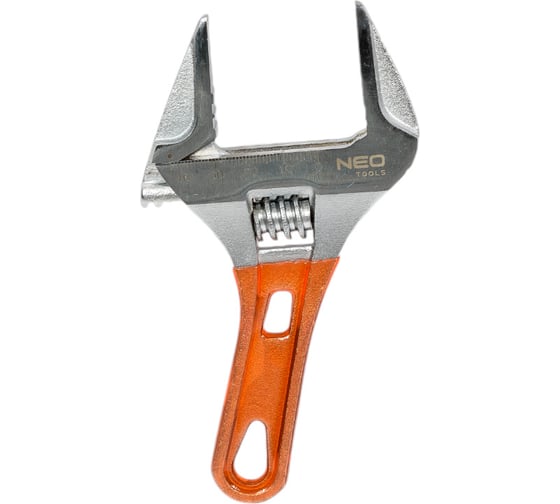 Разводной ключ короткий 156 мм, рабочий диапазон 0-43 мм NEO Tools 03-021