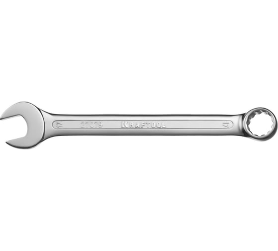 Гаечный комбинированный ключ KRAFTOOL EXPERT Cr-V сталь, хромированный, 17 мм 27079-17