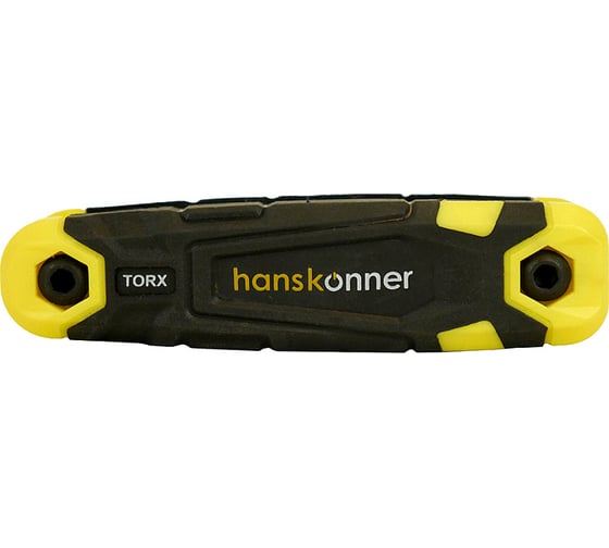 Набор ключей Hanskonner TORX S2 8 шт., T9-T40, складной кейс HK1045-04-8T