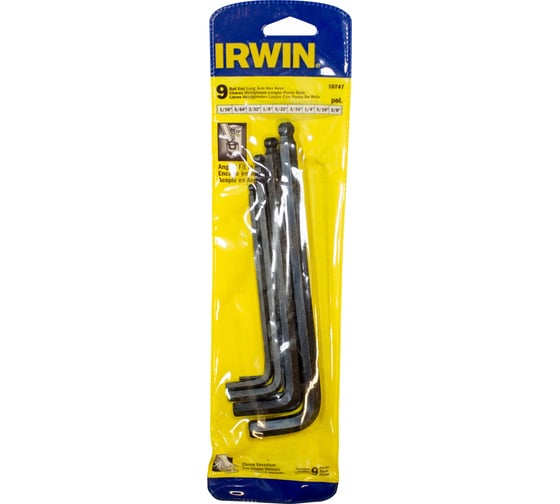 Набор шестигранных ключей Irwin 9шт. T10747
