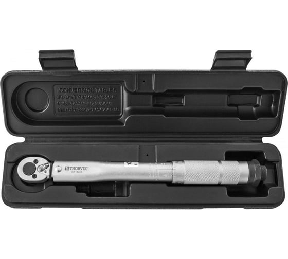 Динамометрический ключ THORVIK TW14224 1/4" DR, 2-24Нм 52363