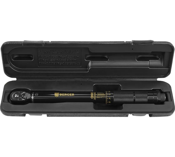 Динамометрический ключ 1/4 дюйма 5-25 Нм Berger BG BG2155