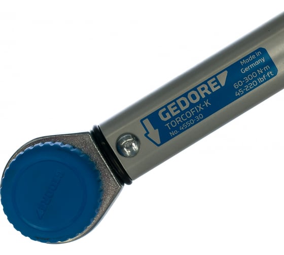 Динамометрический ключ 1/2 дюйма, 60-300 Нм GEDORE TORCOFIX K 7601880