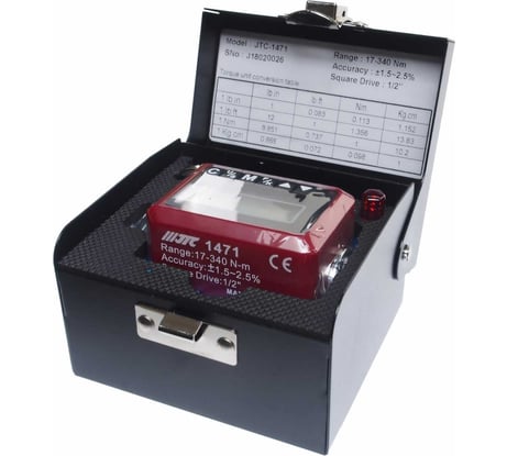 Ключ-адаптер динамометрический электронно-цифровой JTC 1/2", 17-340 Нм, 1471 489896