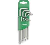 Набор Г-образных шестигранных ключей с шаровым окончанием Felo 8шт Torx T9-T40 34808011