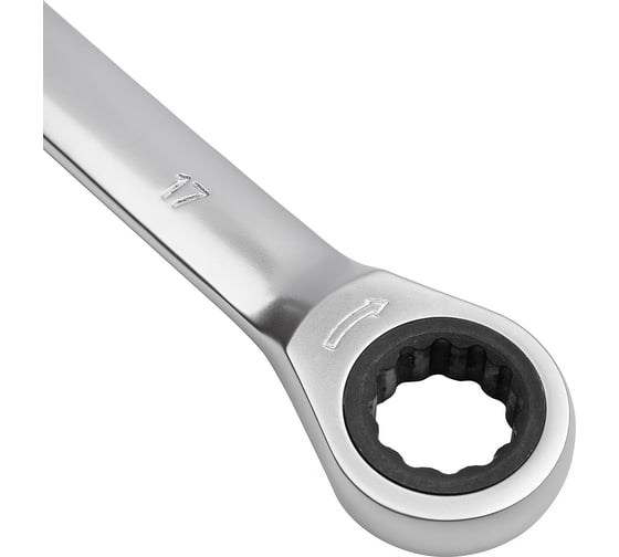 Комбинированный ключ с трещоткой 17мм AV Steel  AV-315017