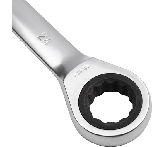 Комбинированный ключ с трещоткой 24мм AV Steel  AV-315024