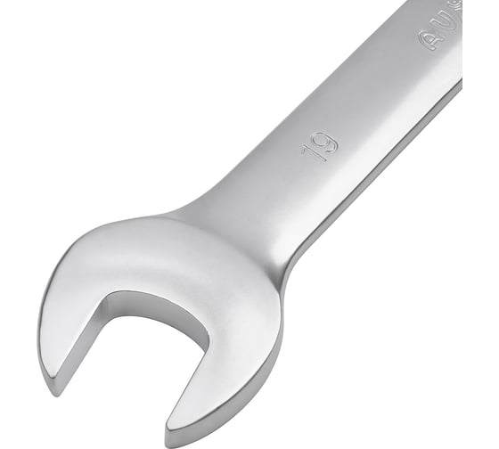 Комбинированный ключ трещоточный с шарниром 19мм AV Steel  AV-315219