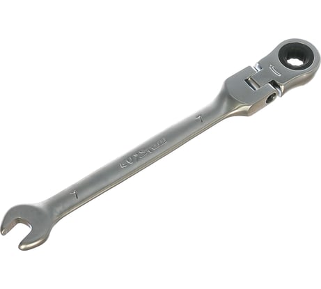 Комбинированный ключ трещоточный с шарниром 7мм AV Steel  AV-315207