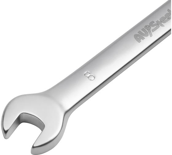 Комбинированный ключ трещоточный с шарниром 8мм AV Steel  AV-315208