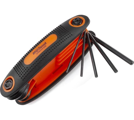 Набор ключей шестигранных складных 8 предметов  AV Steel AV-361208