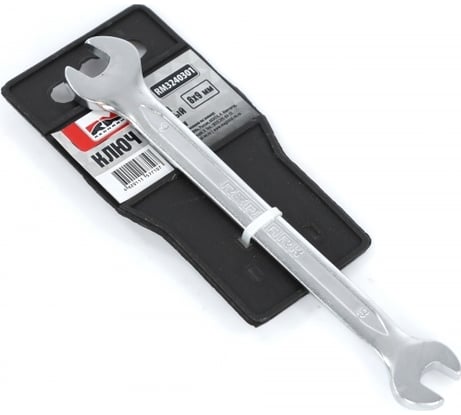 Рожковый гаечный ключ REDMARK 8x9 мм, холодный штамп, CR-V RM3240301