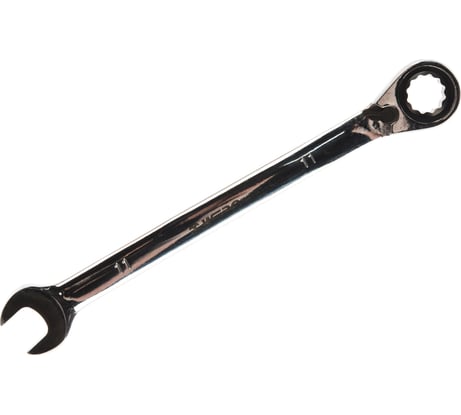 Реверсивный комбинированный ключ с трещоткой 11мм WEDO WD208-11