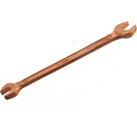 Ключ с открытым зевом двухсторонний ТУ ст. 40Х омедненный КЗСМИ КГД-8x10 51205257 1