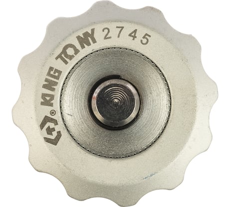 Трещотка вороток 1/4", бесшаговая, дисковый механизм, для вставок бит KING TONY 2745