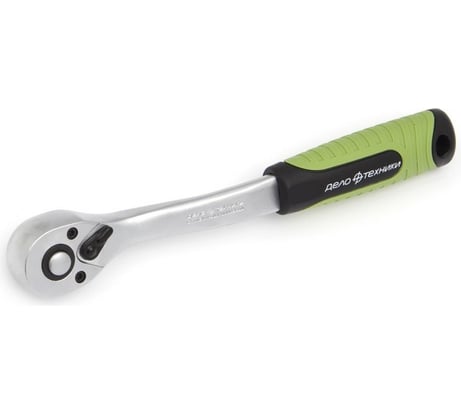 Флажковая трещотка 72 зубца 3/8 дюйма Дело техники 618722