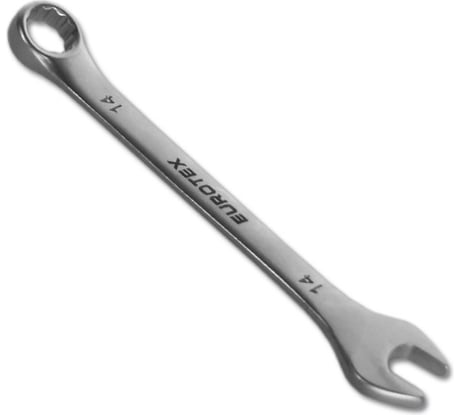 Комбинированный ключ CR-V 14 мм EUROTEX 031605-014-014