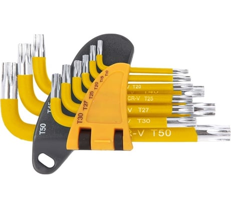 Ключи TORX WORKPRO 9шт, в держателе WP222009