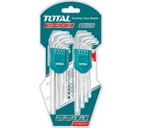 Набор удлиненных имбусовых ключей TOTAL Hex, Torx, 18 шт. THT106KT0181