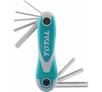 Набор имбусовых ключей TOTAL HEX 2-8 мм, складной, 8 шт. THT1061826