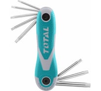 Набор имбусовых ключей TOTAL Torx Т9-Т40, складной, 8 шт. THT1061846