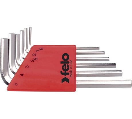 Набор шестигранных ключей с шаровым окончанием 6 шт. Felo 34500601