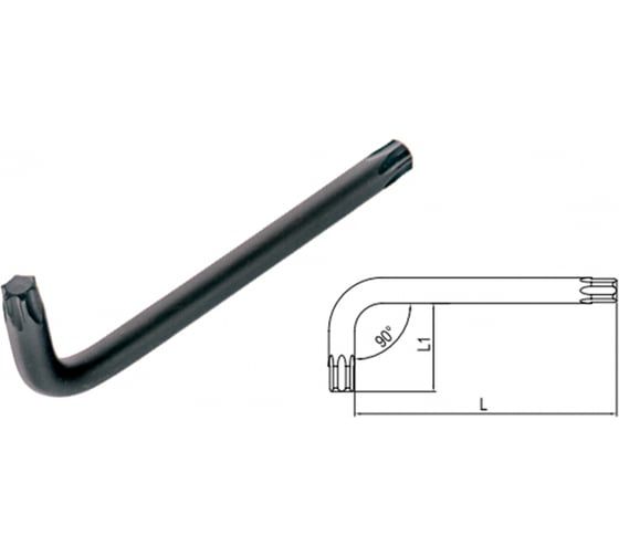 Г-образный ключ TORX Т10 IZELTAS 4910220010