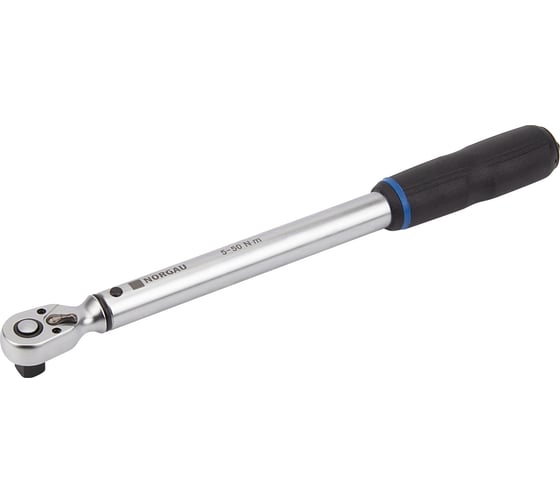 Динамометрический бесшкальный ключ NORGAU 3/8"; 5-50 Нм, тип NTW-050PR 051112050