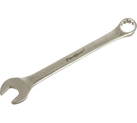 Комбинированный гаечный ключ (Cr-v, матовая полировка, 17 мм) РемоКолор 43-3-117