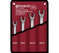 Набор гаечных разрезных ключей THORVIK W4S4TB ARC 4 предмета 52625