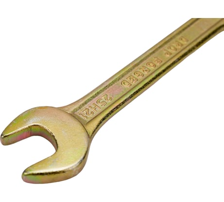 Рожковый ключ, 13x14 мм, желтый цинк СИБРТЕХ 14306