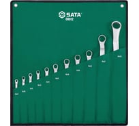 Ключи Sata (набор) 10пр. накидные (metric) чехол 8012