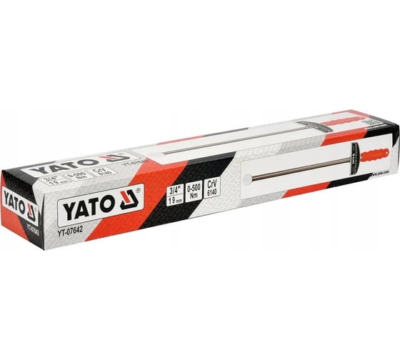 Динамометрический ключ YATO стрелочный 3/4" YT-07642