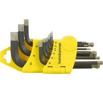Набор шестигранных ключей Hanskonner HK1045-04-9-S