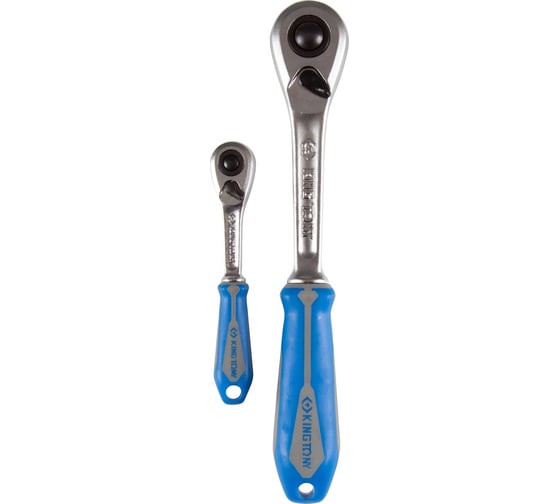 Набор флажковых трещоток KING TONY 1/4", 1/2", 90 зубцов, с кнопкой, 2 предмета 7773GS