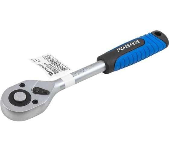 Реверсивная трещотка с резиновой ручкой Forsage 1/2" F-80242W(52150) 1