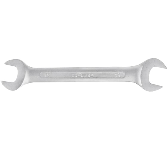 Гаечный двусторонний ключ Hortz 18x19 мм, хромированный HOR 102266