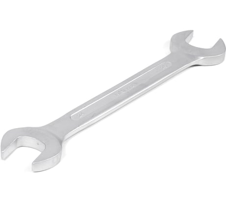 Гаечный двусторонний ключ Hortz 24x26 мм, хромированный HOR 102248