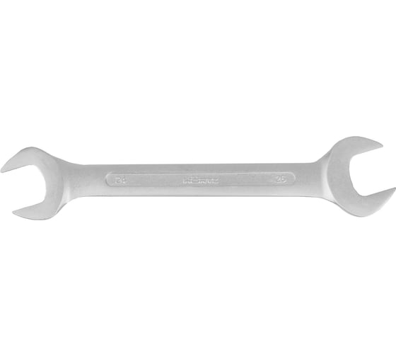 Гаечный двусторонний ключ Hortz 24x26 мм, хромированный HOR 102248
