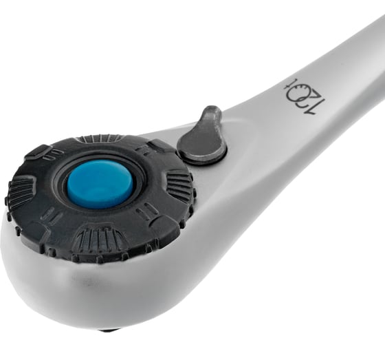 Ключ трещоточный, 120 зубьев 1/4" GROSS 14135