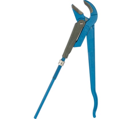 Трубный рычажный ключ ЗУБР ПРОФЕССИОНАЛ, изогнутые губки, цельнокованый, Сr-V, № 3, 2 27337-3_z01