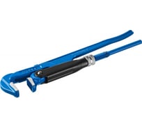 Трубный рычажный ключ ЗУБР ПРОФЕССИОНАЛ, прямые губки, цельнокованый, Сr-V, № 3, 2" 27335-3_z01