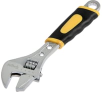 Разводной ключ ТУНДРА 2 варианта зажима, гайки 3-5-10 мм, 2К рукоятка, 150 мм 1647023