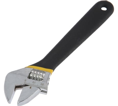 Разводной ключ ТУНДРА обрезиненная рукоятка, 200 мм 1647012