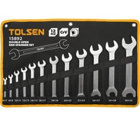 Набор рожковых ключей TOLSEN 6-32 мм, 12 предметов 15892