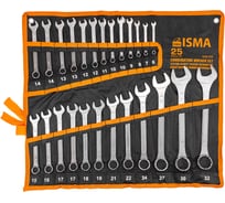 Комбинированные ключи, набор ISMA 25пр. (6-32мм) ISMA-5261PD(54621)